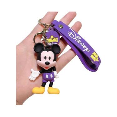 Imagem de Chaveiro De Boneca Disney Mickey Mouse E Minnie, Pingente De Carro E M