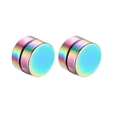 Imagem de Brincos Magnéticos Masculinos De Encaixe Em Aço Inoxidável 316L Hipoal