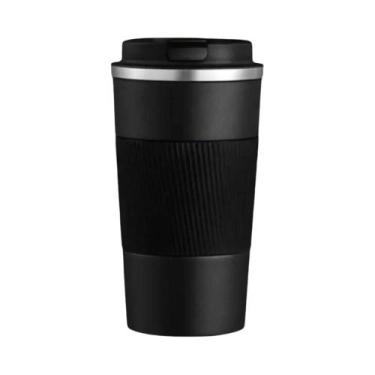 Imagem de Garrafa Térmica Grande De Aço Inoxidável Com Isolamento Duplo E À Prov