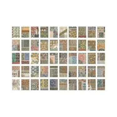 Imagem de Papéis Decorativos Vintage De Tamanho Grande Para Scrapbooking, 100 Fo