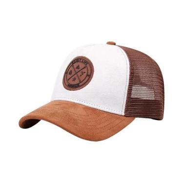 Imagem de Boné De Beisebol Unissex De Verão Em Tela Respirável Com Patch De Letr