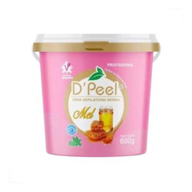 Imagem de Cera Depilatória Dpell Mel Morna Alta Aderência Profissional - D'peel,