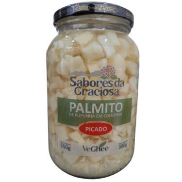 Imagem de Palmito de Pupunha em Conserva - Picado 300 gr - Sabores Da Graciosa