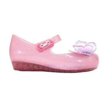 Imagem de Sapatilha Mini Melissa Ultragirl Fly bb Rosa Glitter