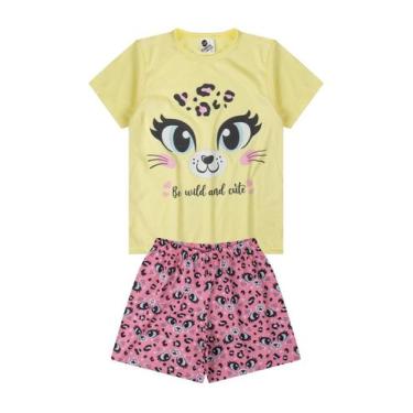 Imagem de Pijama Infantil Menina Amarelo -Alemara, 4