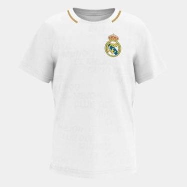 Imagem de Camisa Braziline Real Madrid Merengue Infantil-Unissex