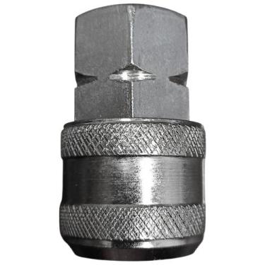 Imagem de Kit 10un Engate Rapido 1/4" Rosca Femea 1/4 LUB-2000 - Lubefer