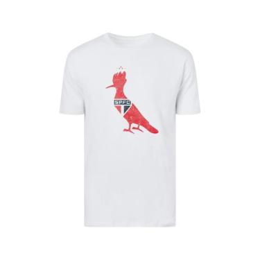 Imagem de Camiseta Estampada Silk Pp São Paulo Futebol Clube Reserva, Branco, M