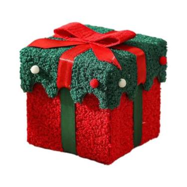 Imagem de Caixa De Presente De Veludo Para O Natal, Ano Novo, Festival Da Primav