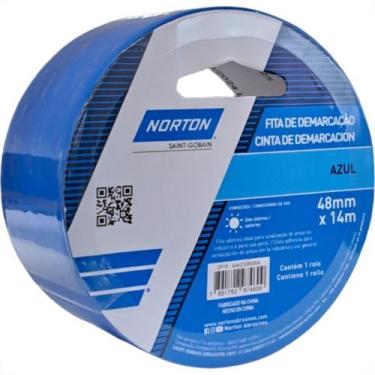 Imagem de Fita Demarcacao Solo Norton Azul 48Mm X 14M, Azul