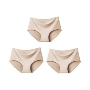 Imagem de Conjunto De Calcinhas Sem Costura De Cintura Baixa Para Mulheres, Ling