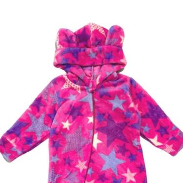 Imagem de Macacão Fleece Estampado 4 ao 10 - Marca Catarinense, F39, Estrelas pi