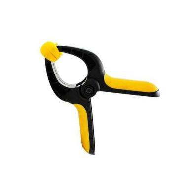 Imagem de Grampo Marceneiro 100mm para Prender Madeira Abertura 50mm Profundidade 40mm Pvc Rígido...
