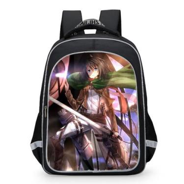 Imagem de Mochila escolar Attacks Ons Titans para crianças - yiweisai