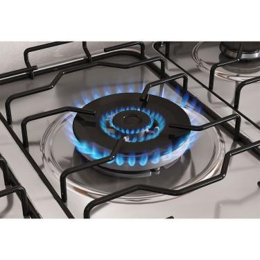 Imagem de Fogao Itachef Reflecta 5Bocas com Mesa de Inox e Tripla Chama Itatiaia