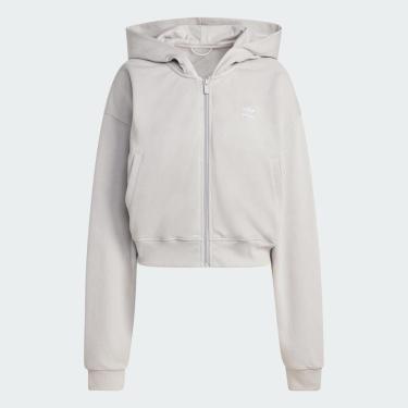 Imagem de Blusa Capuz Moletom Essentials Zíper Adidas Feminina-Feminino