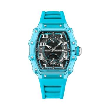 Imagem de Relógio Esqueleto Luxuoso Masculino NIBOSI Automático Quartz Com Pulse