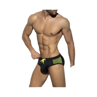 Imagem de Calções De Banho Masculinos Sexy Para Verão, Praia E Esportes Aquático