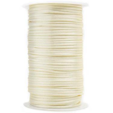 Imagem de Cordão de Cetim Rabo de Rato 4mm 100 Metros - artePunto, OFF WHITE