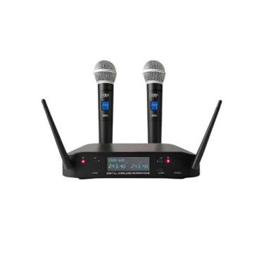 Imagem de Microfone Sem Fio Duplo Profissional Wireless Txp C Receptor