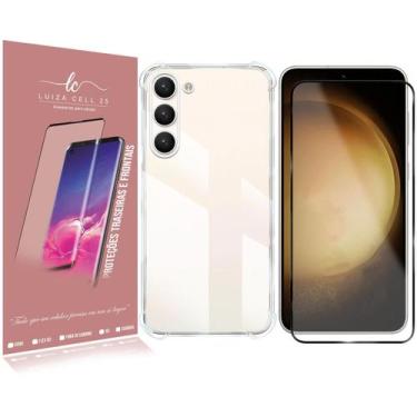 Imagem de Pelicula Vidro 3D + Capa COM BORDA Compativel Galaxy S23 Plus S916 - L