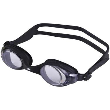 Imagem de óculos de Natação MYRTOS Profissional PRETO/TRANSPARENTE - Poker