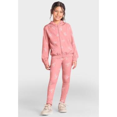 Imagem de Calça legging infantil menina térmica pesada Brandili, 6, Rosa