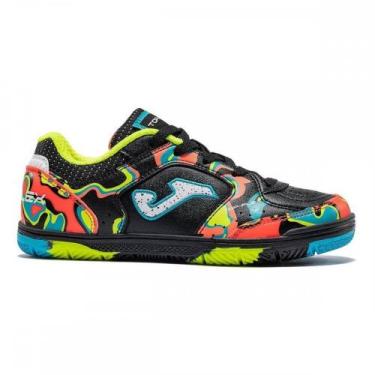 Imagem de Chuteira Joma Top Flex Jr 2661 Futsal Indoor Infantil, Preto, 35
