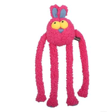 Imagem de Pelúcia Petta Qmonster Brinquedo Cabo de Guerra Extensível Puxa Puxa Coelho Para Cachor...