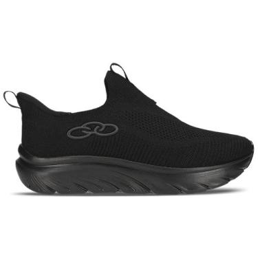Imagem de Tênis Olympikus Clic Preto Unissex, Preto, 40 BR