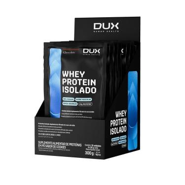 Imagem de Whey Protein Isolado - 10 Sachês 30g Chocolate - Dux Nutrition-Masculino