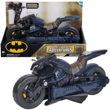 Imagem de Brinquedo Moto Batciclo 2 em 1 Aventuras do Batman - Sunny Brinquedos