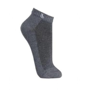 Imagem de Meia Lupo Sport Cano Curto Adulto Unissex - Ref 3220, 33/36, Chumbo