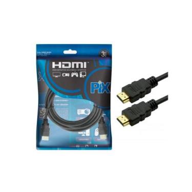 Imagem de Cabo HDMI Pix V 1.4 M x M S/Filtro UltraHD 3,0Mts 018-0314