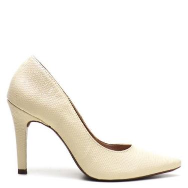Imagem de Scarpin Laura Lezard Amêndoa - Martinez, 37
