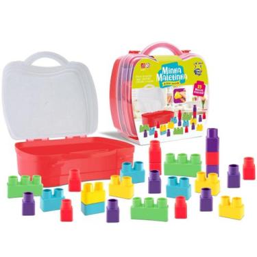 Imagem de Blocos De Montar Macios Na Maleta 8150 - Divertoys