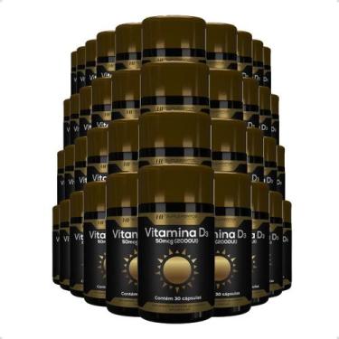 Imagem de 40x vitamina d3 2000ui 30caps premium hf suplements atacado