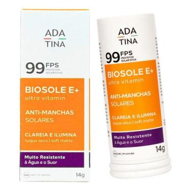 Imagem de Ada Tina Biosole E+ Protetor Solar Fps99 Stick Anti Manchas seco sedos