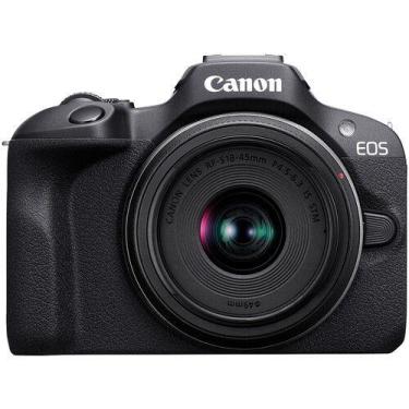 Imagem de Câmera mirrorless Canon EOS R100 com lente RF-S 18-45mm IS STM