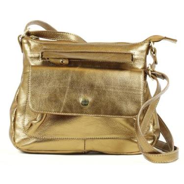 Imagem de Bolsa Feminina Transversal lateral Festa Viagem em Couro Legitimo - Be
