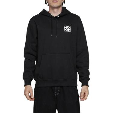 Imagem de Moletom DC Shoes Canguru Horizontal Cut 2 280G WT24 Preto, Preto, P