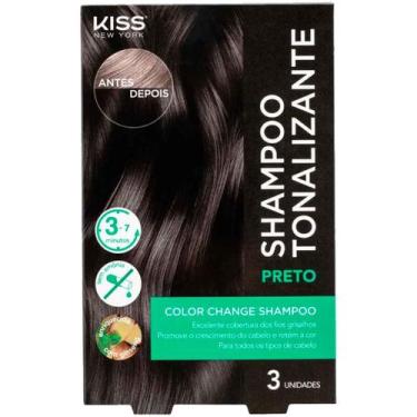 Imagem de Shampoo Tonalizante Color Change Preto Kiss New York