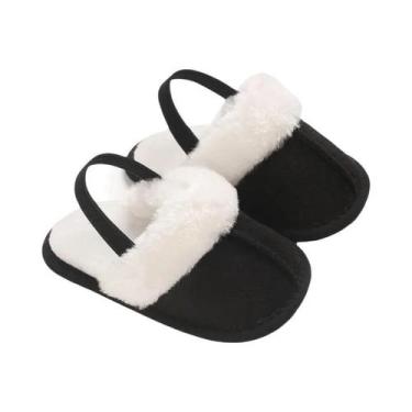 Imagem de Sapatos De Caminhada Para Bebês Em Algodão, Quentes E Macios, Solado D