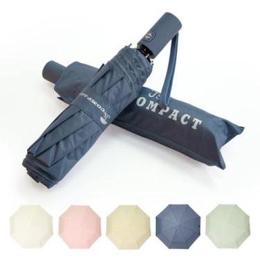 Imagem de Guarda-chuva SY COMPACT Automatic Travel Impermeável Azul Claro