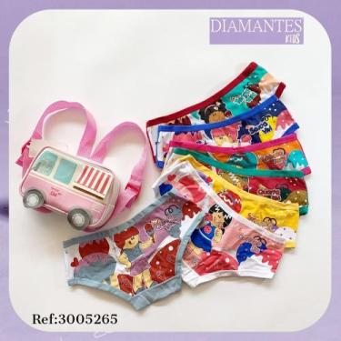 Imagem de Kit de calcinhas infantil - Diamantes 