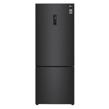 Imagem de Geladeira LG Inverse Frost Free Inverter 451L Smart com Dispenser de Água e Gelo GC-B569NQLC Black Inox 110V