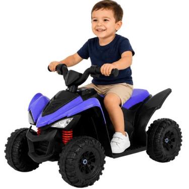 Imagem de Quadriciclo Eletrico Infantil Bang Toys Action Azul 6V