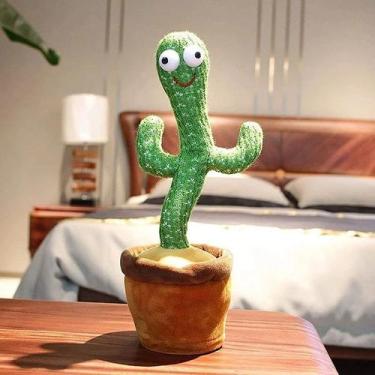 Imagem de Cacto Dançarino com luz 120 músicas imita fala - wonder garden e-comme