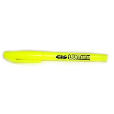 Imagem de Pincel Marca Texto Amarelo Lumini Cis