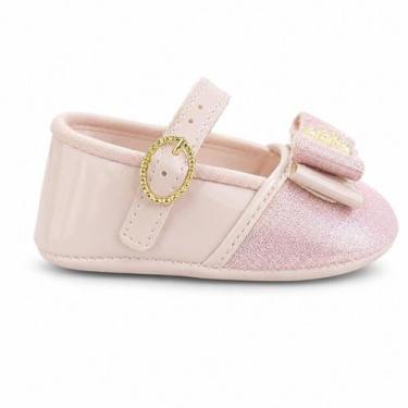 Imagem de Sapatilha Infantil Bebe Menina Pimpolho 110525C Rosa, Rosa, 01